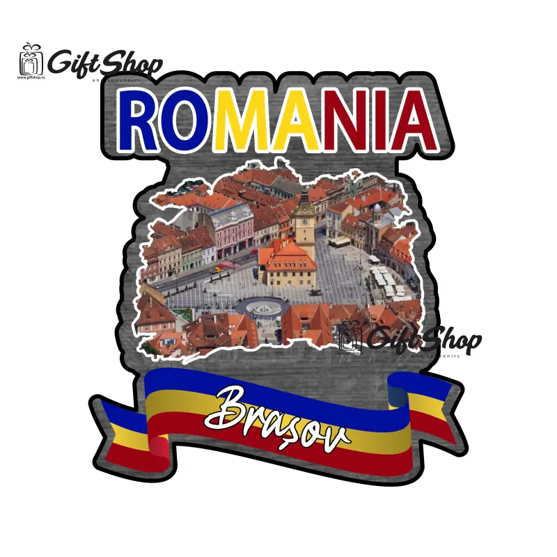 Brasov, romania, magnet frigider  mgs166v